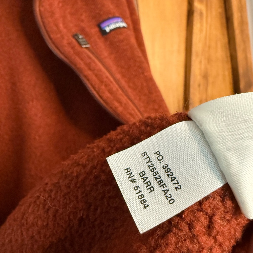 Patagonia Better Sweater Full Zip Barn Red Men’s L - Picture 7 of 8
